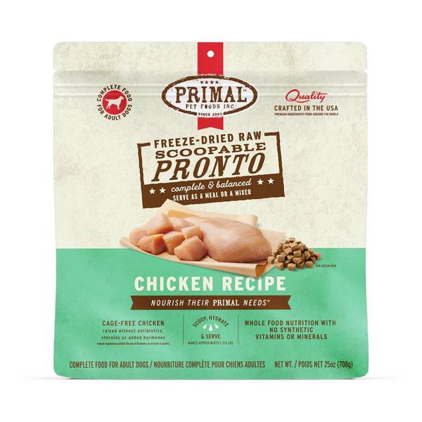 Photo of 25 oz Freeze-Dried Raw Pronto Chicken Recipe Dog Food