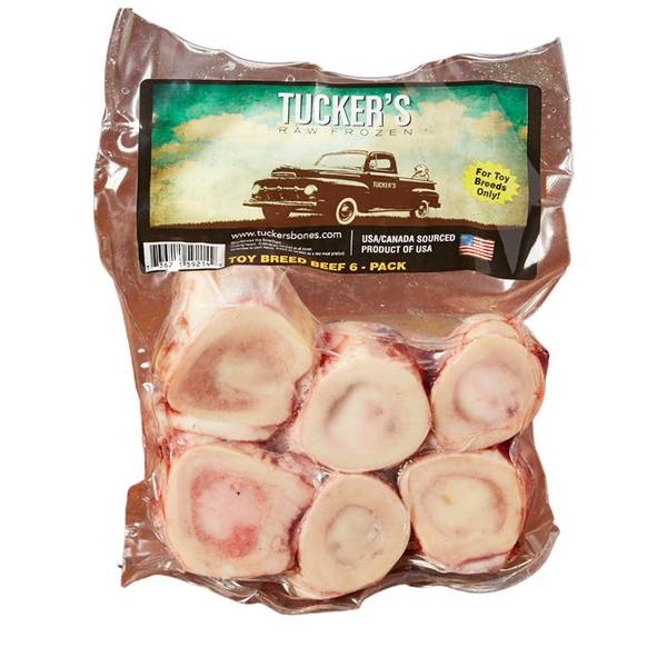 Photo of 6-Pack Toy Breed Raw Frozen Beef and Marrow Dog Bone