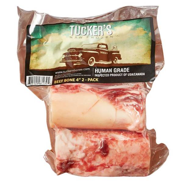 Photo of 2-Pack 4" Raw Frozen Beef and Marrow Bone