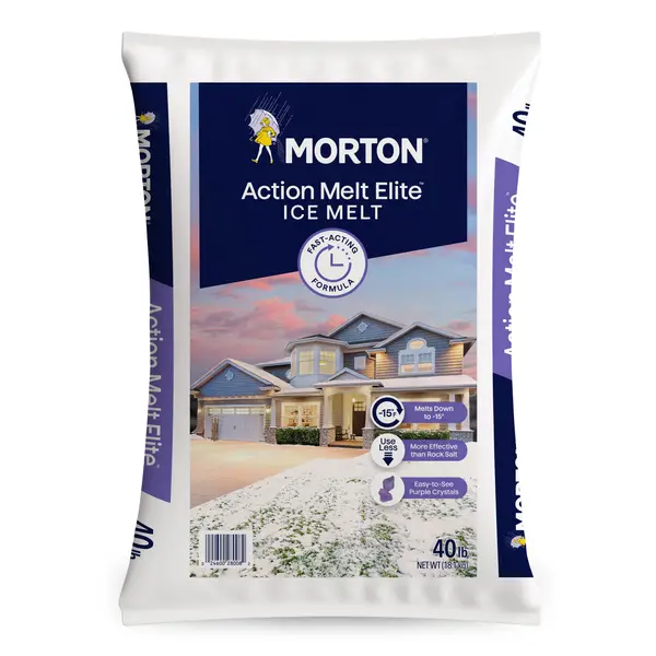 Morton Action Melt Elite Ice Melt, 40 lb Bag - F180080002G
