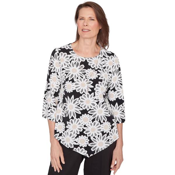 Photo of Women's Daisy Print Knit Top