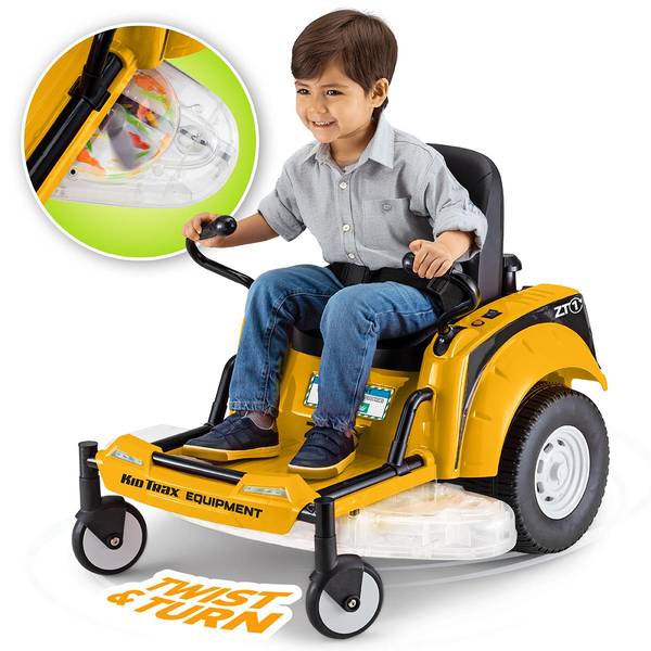 Kid Trax 12V Zero Turn Lawnmower KT1641YW Blain's Farm Fleet