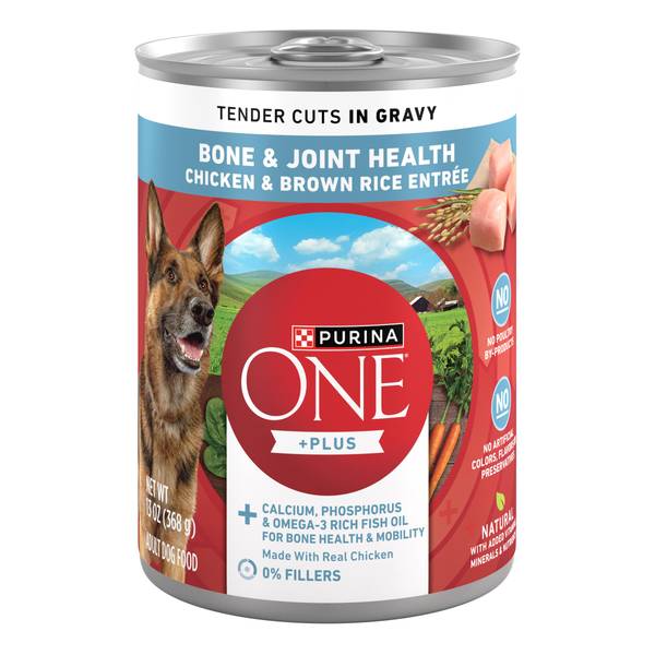 Photo of Tender Cuts Bone & Joint Chicken & Brown Rice Wet Dog Food, 13 oz Can