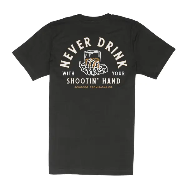 Sendero Men's Shootin' Hand T-Shirt - SPCS120P15B-M | Blain's Farm