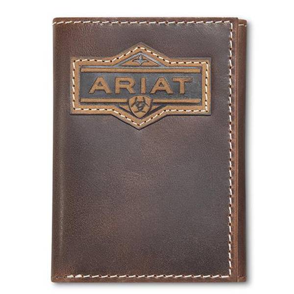 Photo of Men's Embossed Patch Trifold Wallet