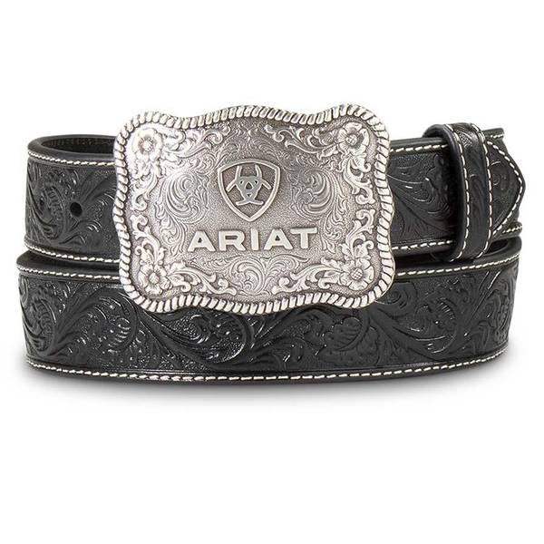 Photo of Men's Embossed Trophy Buckle Belt
