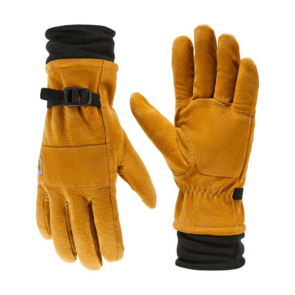 Photo of Men's Sherpa-Lined Leather Gloves