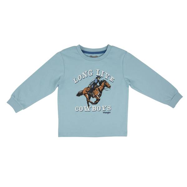 Photo of Boy's Long Sleeve Live Cowboys Tee