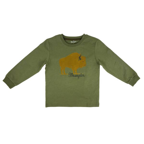 Photo of Boy's Long Sleeve Buffalo Tee