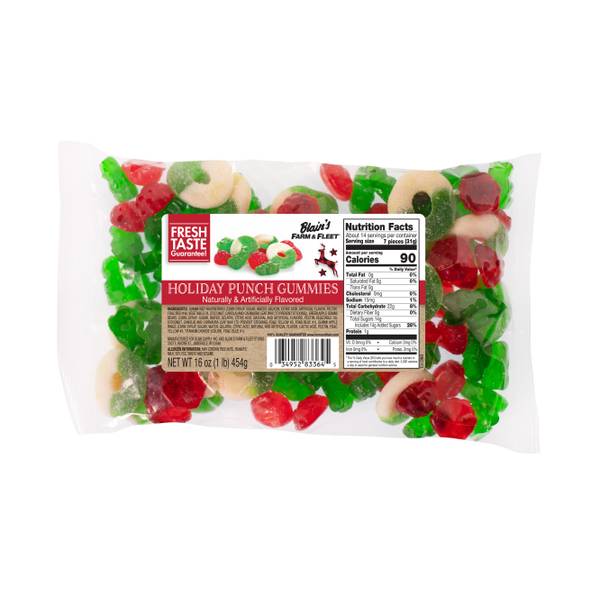 Photo of Holiday Punch Gummis, 16 oz