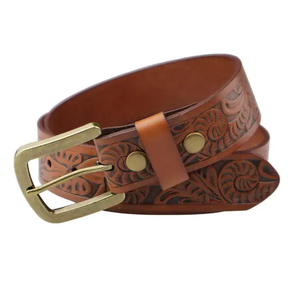 Wrangler Morning Glory Tooled Belt - WR-BE47030-34 | Blain display picture 2