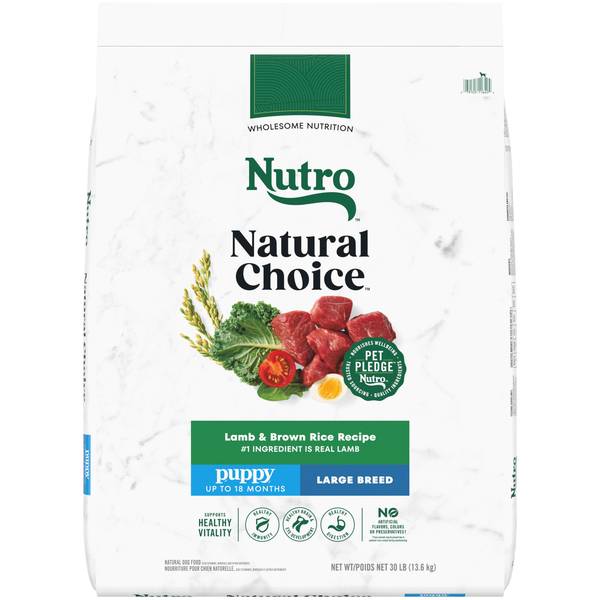 Photo of Lamb & Brown Rice Natural Choice Large Breed Puppy Food, 30 lb