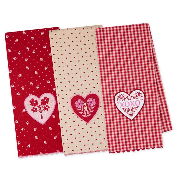 Photo of Sweet Hearts Embellished Dishtowel Assortment