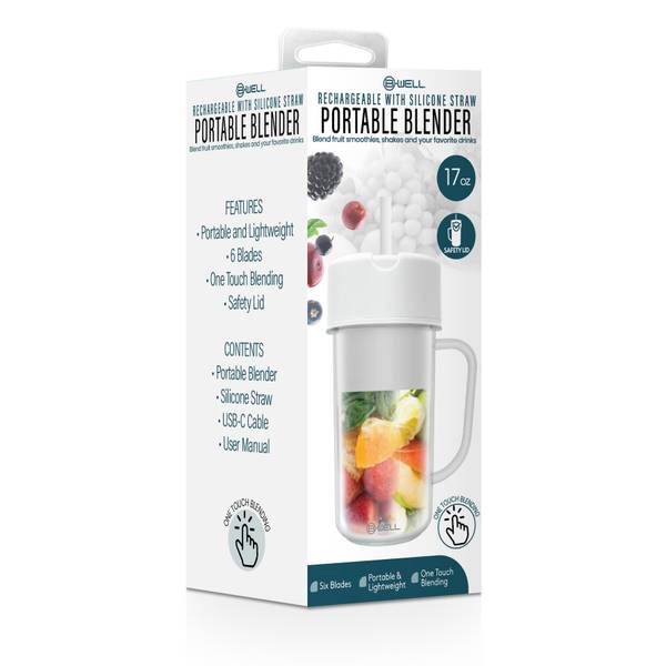 Photo of 17 oz Portable Blender Bottle with Straw