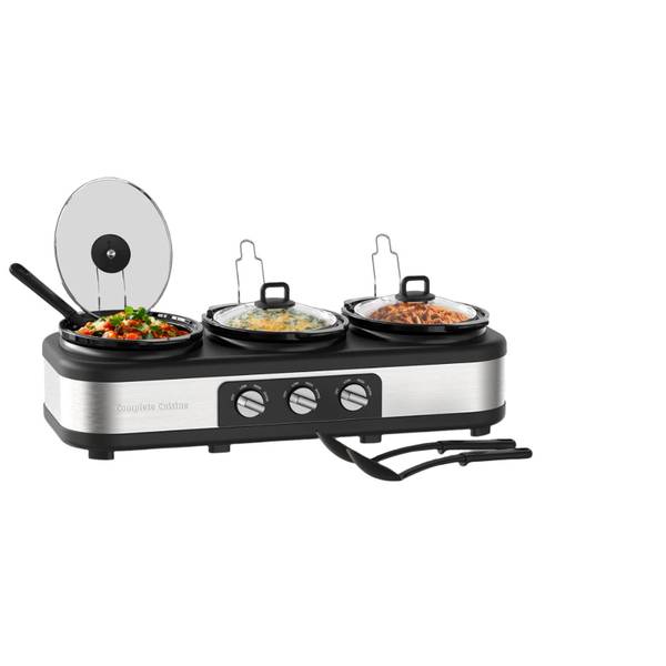 Photo of 2.5-Quart Triple Slow Cooker/Buffet Server
