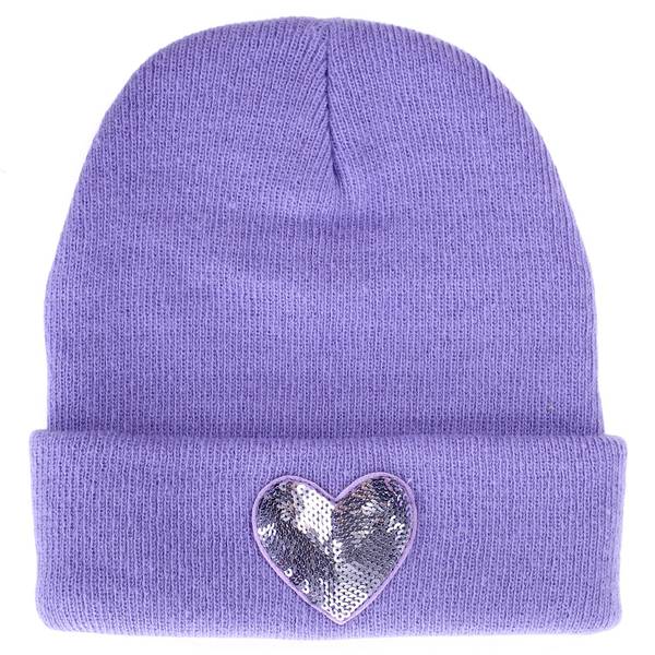 Photo of Girls Butterfly Cuff Beanie Pink
