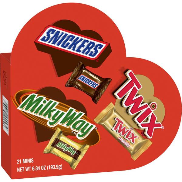 Photo of Mini Mix Chocolate Candy Heart-Shaped Gift Box 6.84 oz