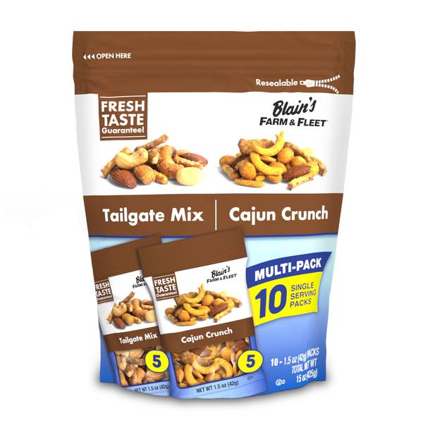 Photo of 10-Pack Tailgate and Cajun Trail Mix