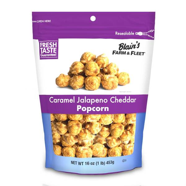 Photo of 16 oz Jalapeno Cheddar Caramel Popcorn