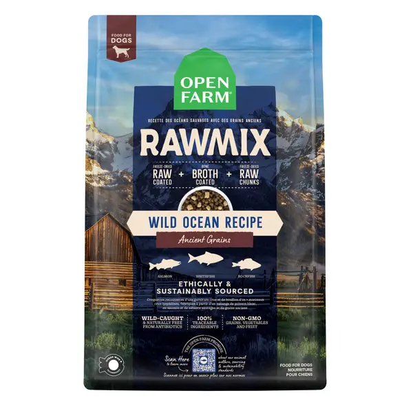 Open Farm 3.5 lb RawMix Wild Ocean Ancient Grain Kibble Dog Food