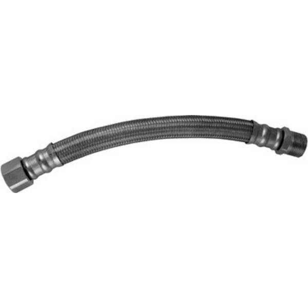 Photo of Stainless Steel Water Heater Connector - 3/4 in. FIP x 3/4 in. MIP x 24 in. - Lead Free