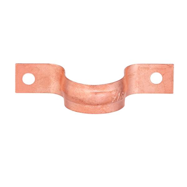 Photo of 12-Count 1/2" 2-Hole Copper Tube Strap