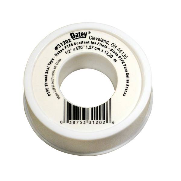 Pink Teflon Plumbers Tape PTFE 1/2 X 520 High Density Thread Sealant T-27730A PI