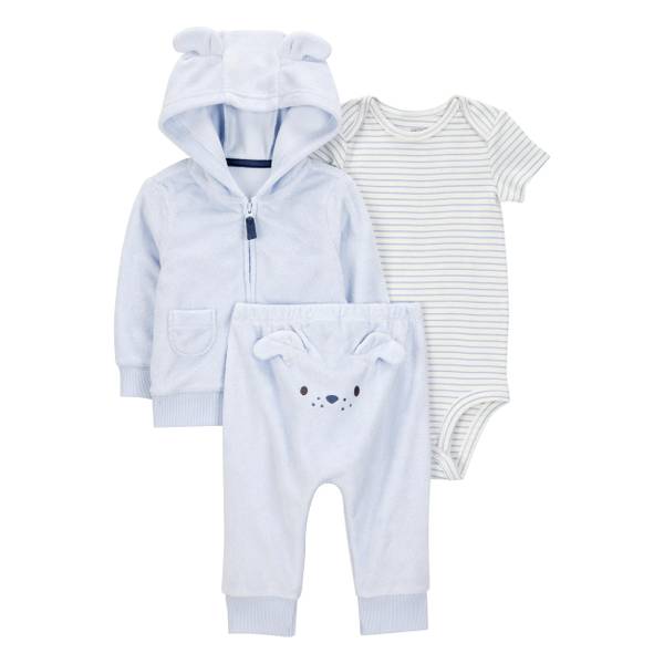 Photo of Infant Boys 3-Piece Dog Little Cardigan Set