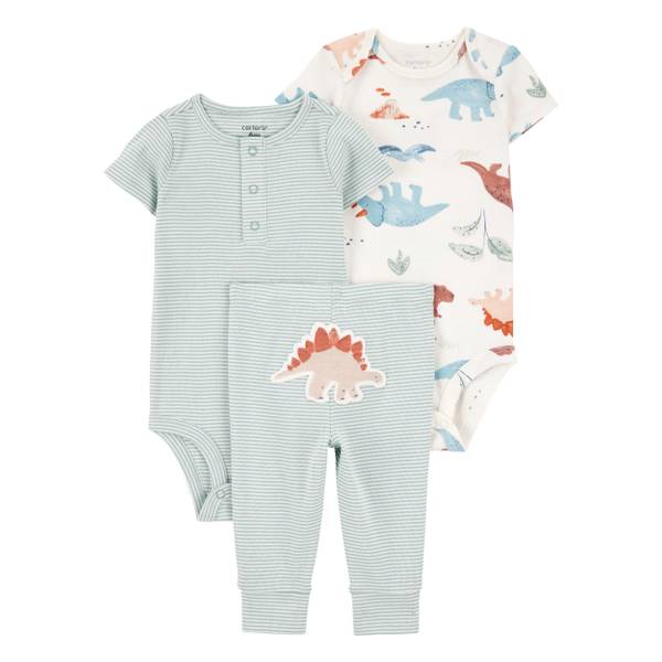 Photo of Infant Boys 3-Piece Dinosaur Little Character Set