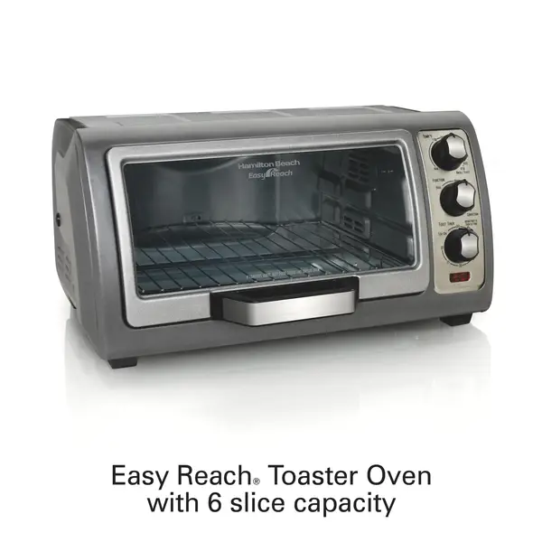Hamilton Beach Easy Reach Toaster Oven with Roll-Top Door - 31126J