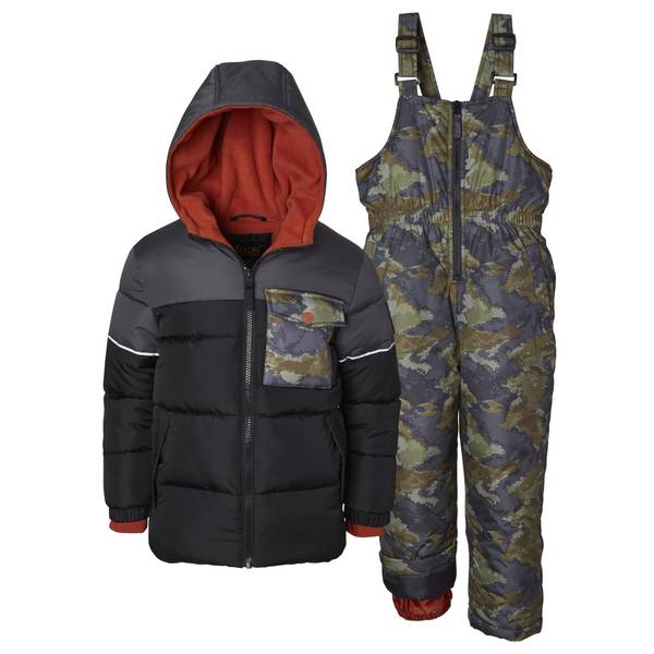 Photo of Boys Camo Print Snowsuit