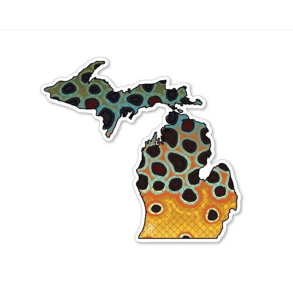 Photo of Michigan Brown Vinyl Decal