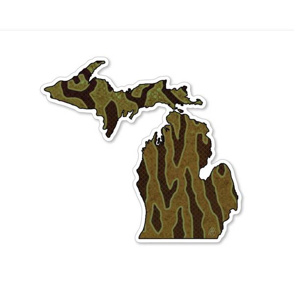 Photo of Michigan Smallmouth Vinyl Decal