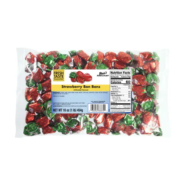 Blain's Farm & Fleet 16 oz Strawberry Bon Bons - 736796 | Blain's