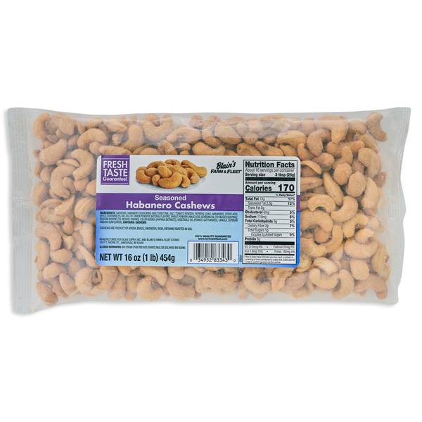 Photo of 16 oz Habanero Cashews