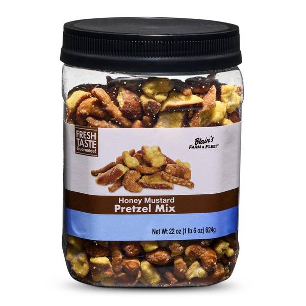 Photo of 22 oz Honey Mustard Pretzel Mix Jar