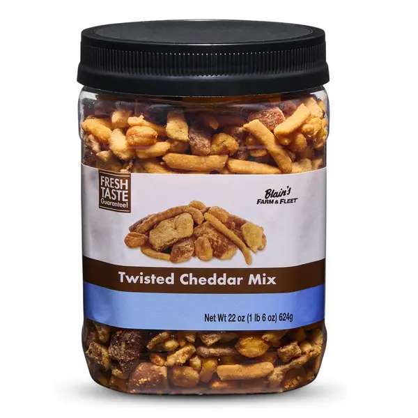 Blain's Farm & Fleet Twisted Cheddar Mix, 22 oz - 736484 | Blain's