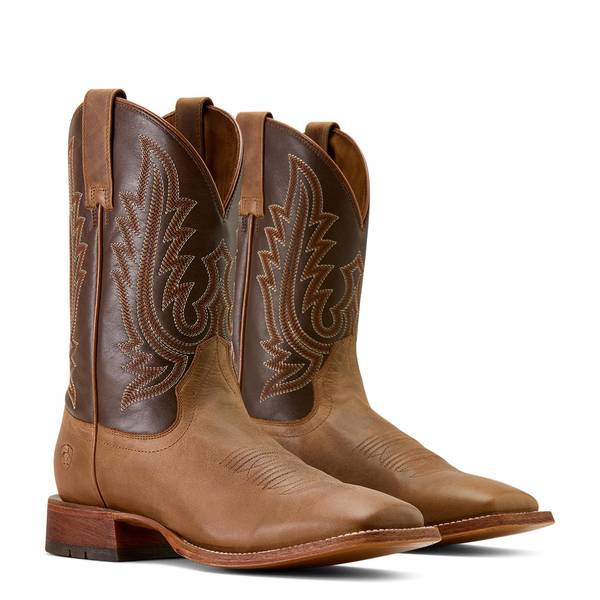 ARIAT Men's County Roads Wide Square Toe Cowboy Boot - 10074250