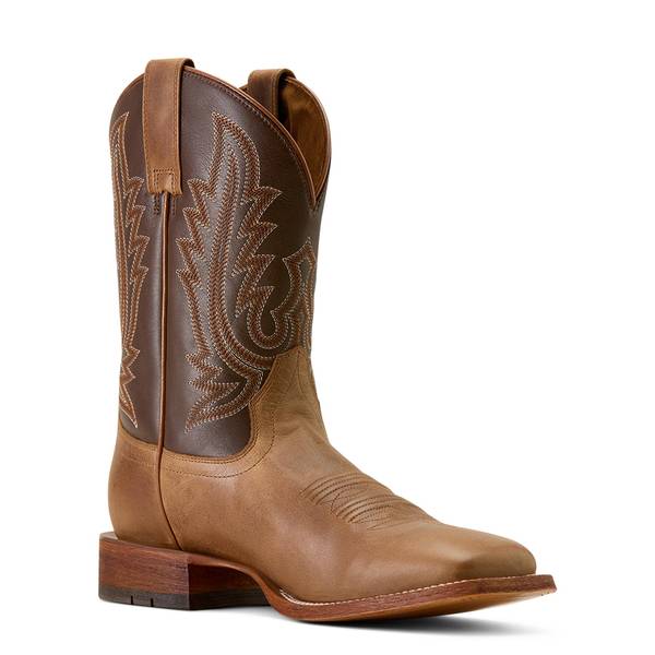 Photo of Men's County Roads Wide Square Toe Cowboy Boot