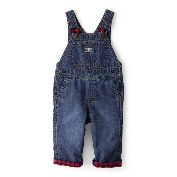 Photo of Infant Boys Buffalo Check Overalls