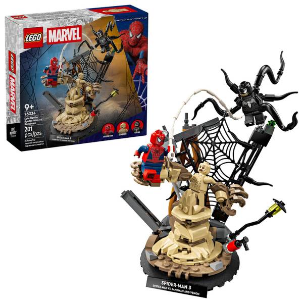 Photo of Marvel Epic Battle: Spider-Man vs. Sandman 76334 Building Toy