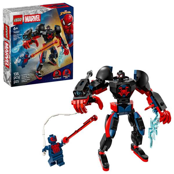 Photo of Marvel Miles Morales Mech vs. Spider-Man 2099 - 76337 Building Toy