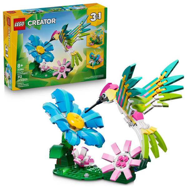 Photo of Creator 3-in-1 Wild Animals: Colorful Hummingbird 31384 Building Toy
