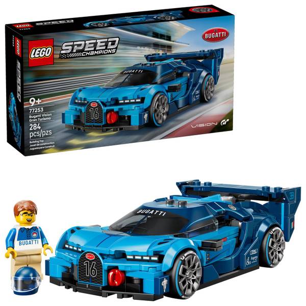 Photo of Speed Champions Bugatti Vision Gran Turismo Hyper Sports Car 77253 Building Toy
