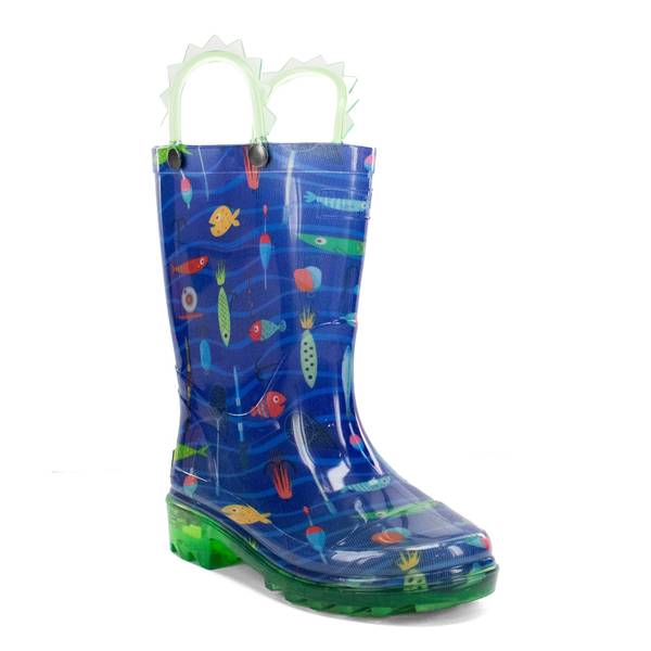 Photo of Kid's Fish On Lighted Rain Boots
