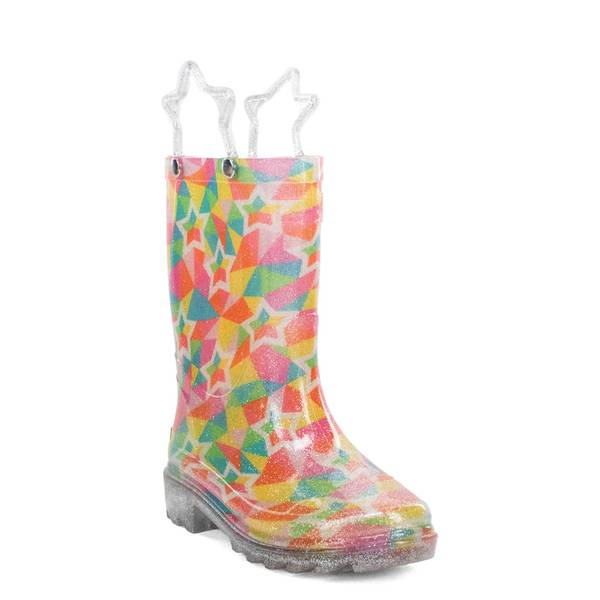 Photo of Kid's Star Kaleidoscope Lighted Rain Boots