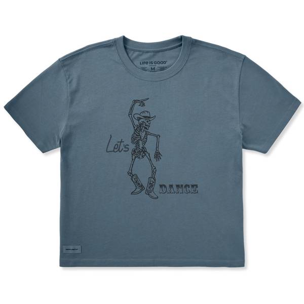 Photo of Women's Let's Dance Short Sleeve Cropped Crusher Tee