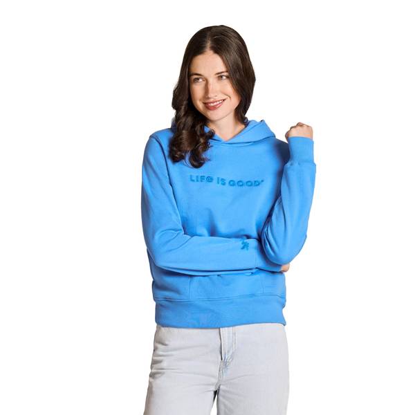 Photo of Women's Crafty Good Vibe Wordmark Fleece Hood