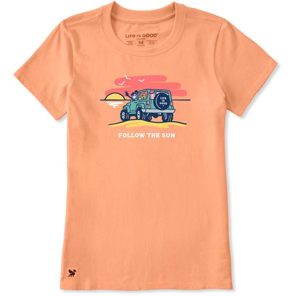 Photo of Women's Follow Sun Jackie Short Sleeve Crusher-Lite Tee