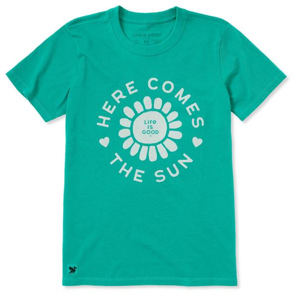 Photo of Women's Here Comes the Sunflower Circle Short Sleeve Tee